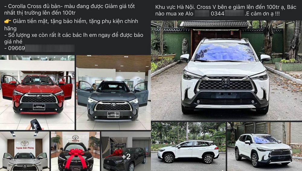 Xả kho xe đời cũ 2022, đại lý giảm giá đến 100 triệu đồng cho Toyota Corolla Cross Xả kho xe đời cũ 2022, đại lý giảm giá đến 100 triệu đồng cho Toyota Corolla Cross