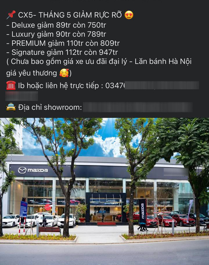 Gi&aacute; xe Mazda CX-5 tiếp tục chạm đ&aacute;y, bản ti&ecirc;u chuẩn chỉ c&ograve;n 750 triệu đồng