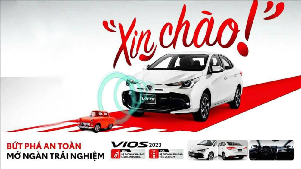 Toyota Vios 2023 lần đầu ti&ecirc;n được tung h&igrave;nh ảnh ch&iacute;nh thức, h&eacute; lộ th&ecirc;m trang bị tiện nghi v&agrave; an to&agrave;n