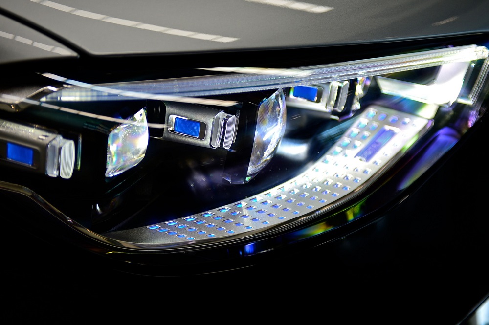 Đèn pha của Mercedes-Maybach S580e 2024 