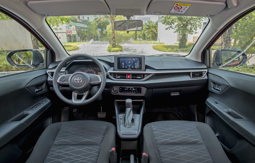 Nội thất của Toyota&nbsp;Wigo 2023 c&oacute; sự n&acirc;ng cấp so với bản cũ