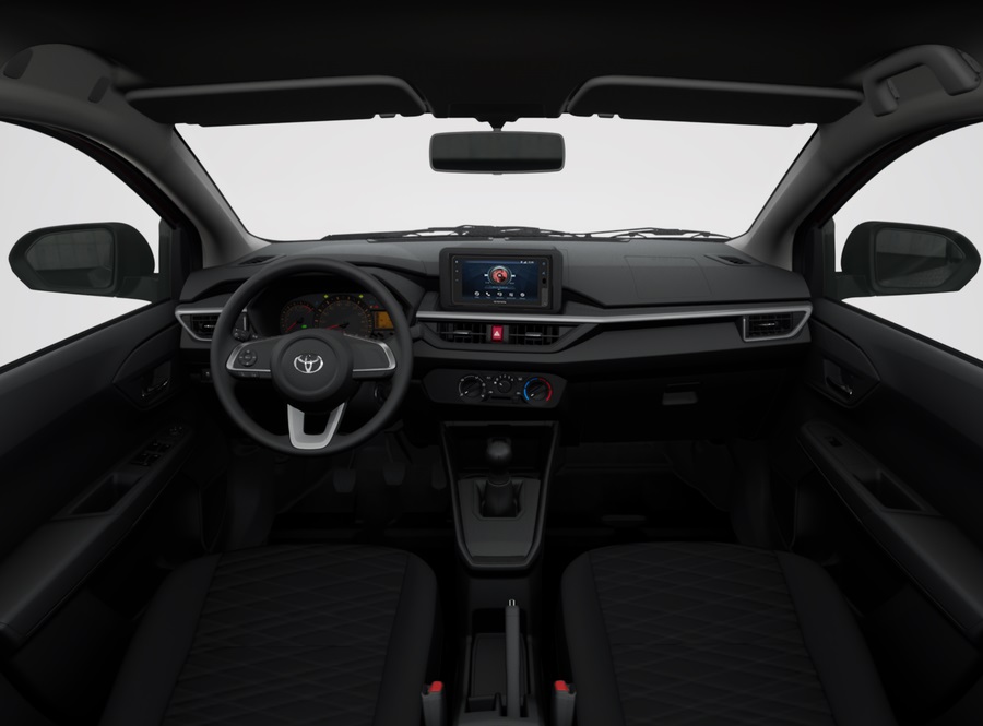 Nội thất của Toyota&nbsp;Wigo 2023 bản E MT
