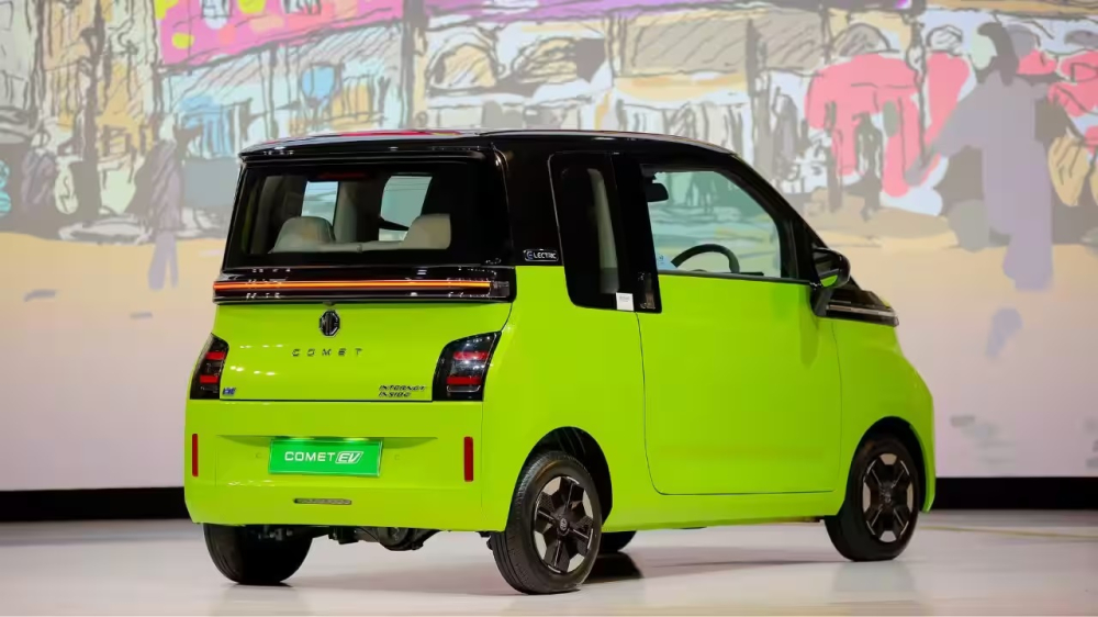 Khu vực phía sau của MG Comet EV có thiết kế tương đồng với đầu xe