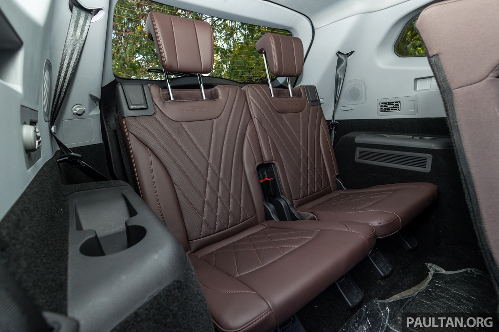 Hàng ghế cuối của Chery Tiggo 8 Pro Max 2023