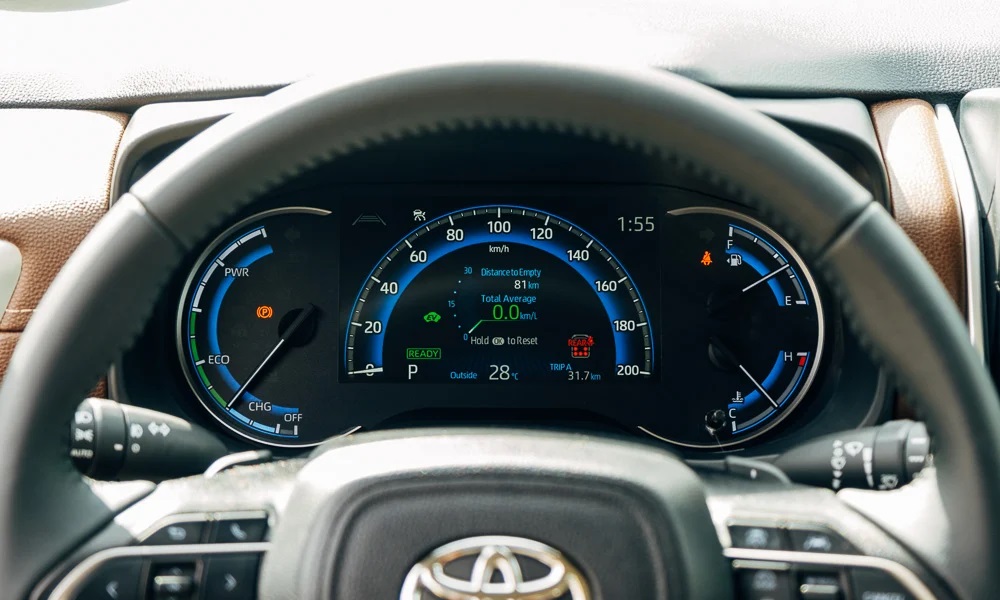 Bảng đồng hồ của Toyota Zenix 2023 ở Philippines