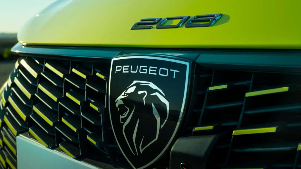 Logo mới của Peugeot 208 2024 Logo mới của Peugeot 208 2024