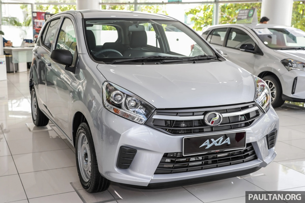 Perodua Axia E 2023 màu bạc Perodua Axia E 2023 màu bạc