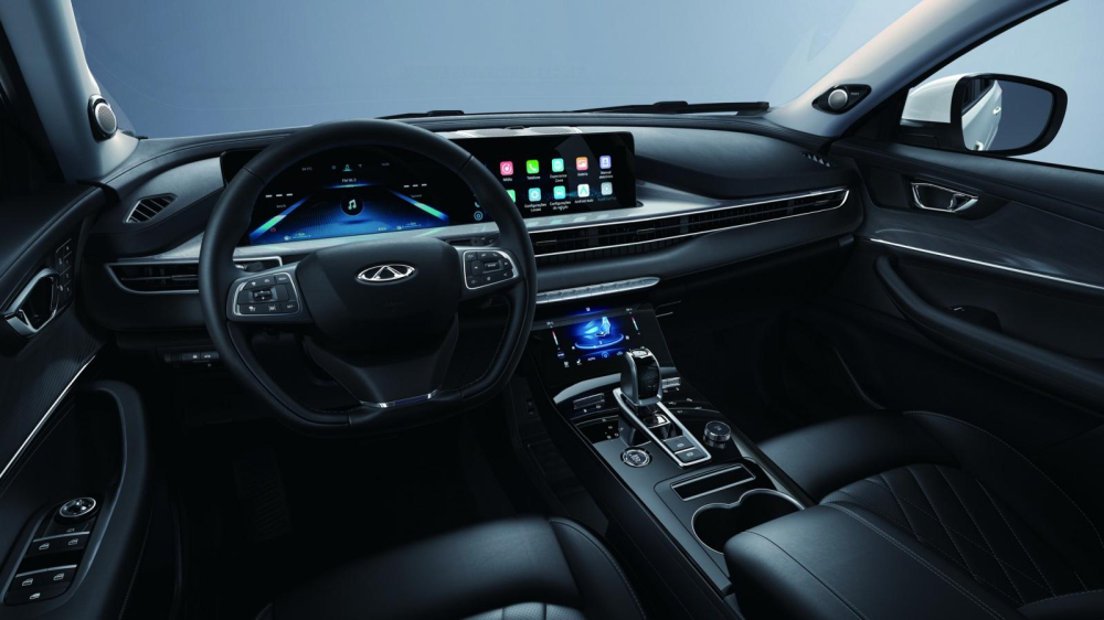 Chery Tiggo 8 Pro e+ 2023 c&oacute; 2 m&agrave;n h&igrave;nh 12,3 inch trong xe