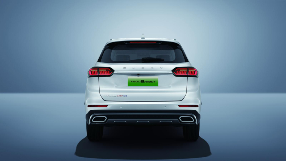 Chery Tiggo 8 Pro e+ 2023 nh&igrave;n từ ph&iacute;a sau
