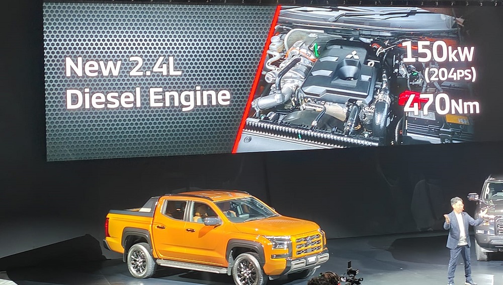 Mitsubishi Triton 2023 được trang bị động cơ diesel mới