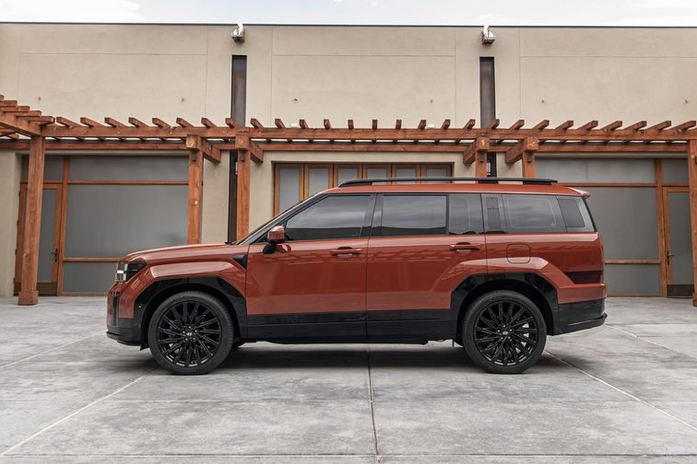 Hyundai Santa Fe 2024 màu cam Terracotta Orange