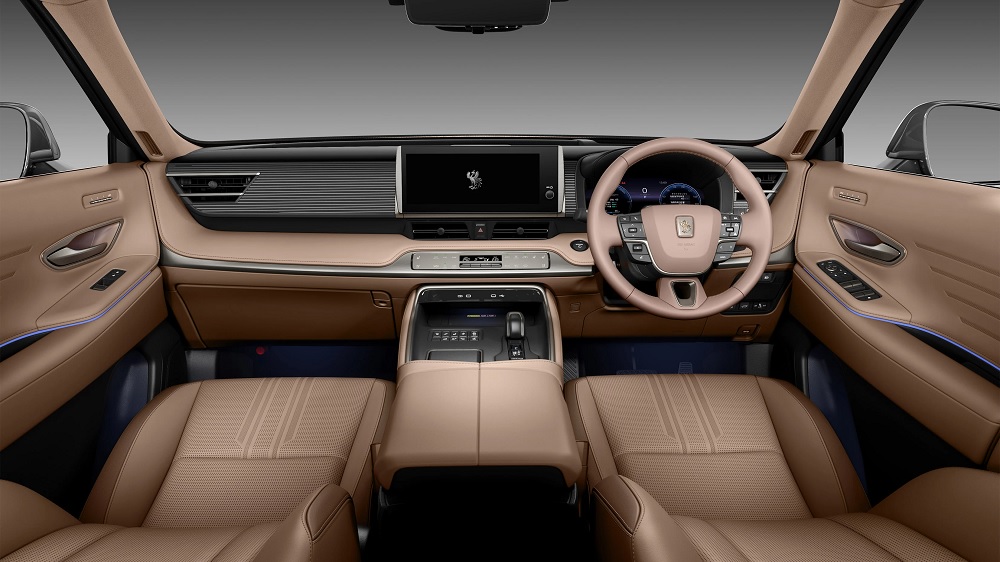 Khoang lái của Toyota Century 2024