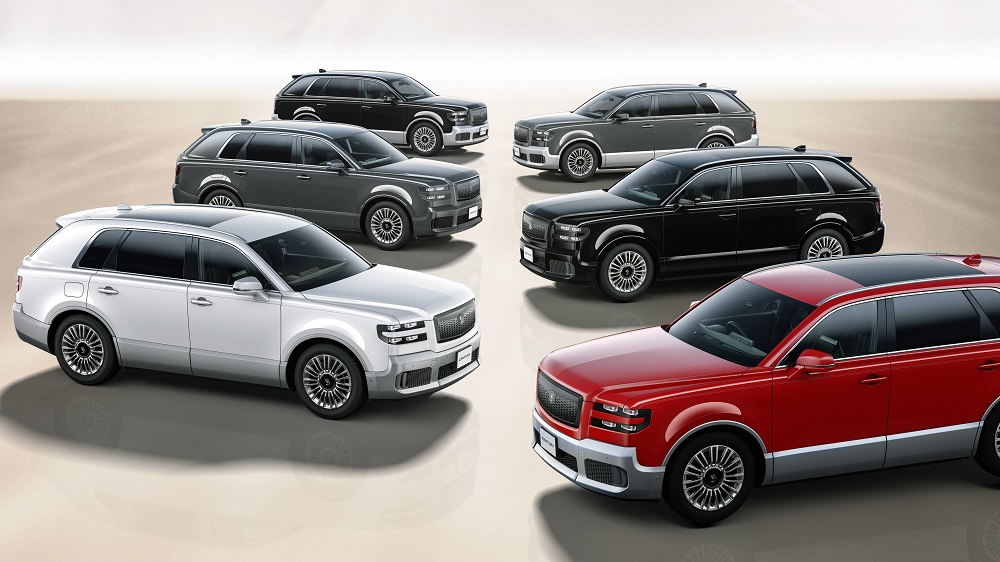 Toyota Century 2024 có 7 màu sơn ngoại thất