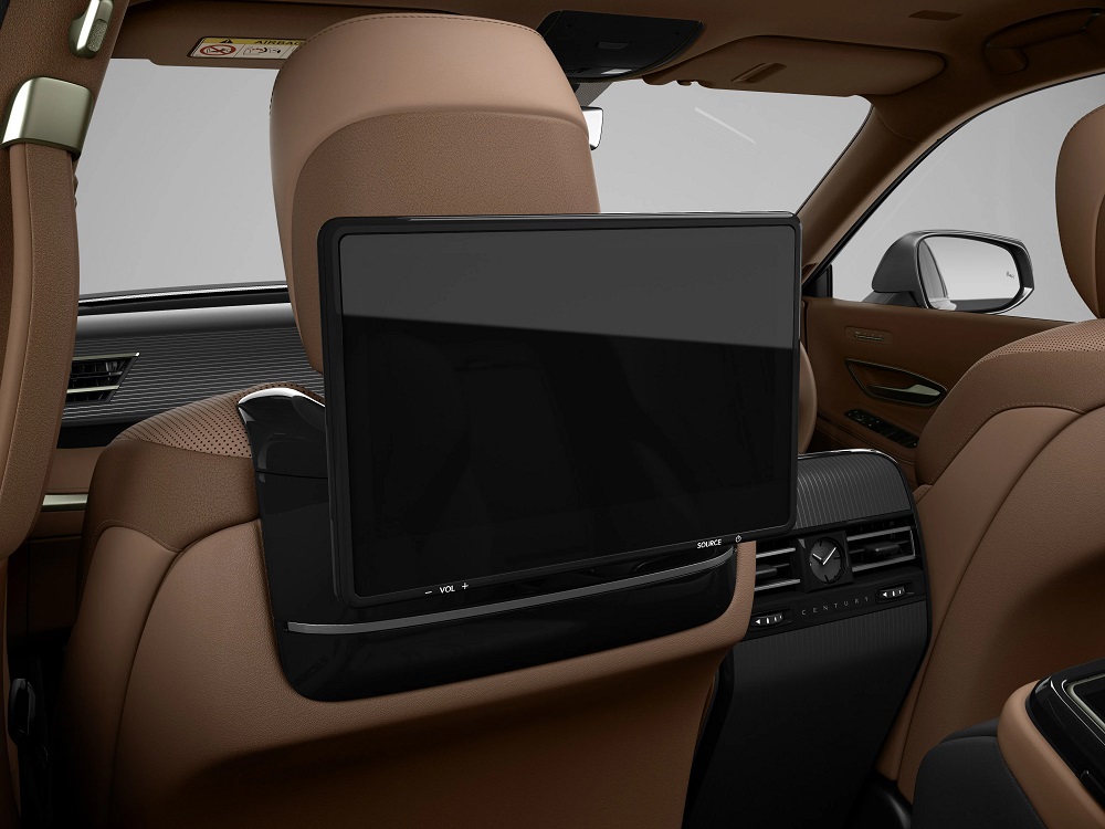 Màn hình gối của Toyota Century 2024