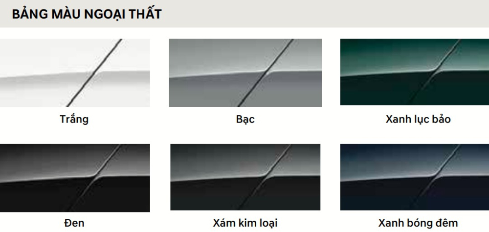 Các màu sơn ngoại thất của Giá xe Hyundai Custin Các màu sơn ngoại thất của Giá xe Hyundai Custin