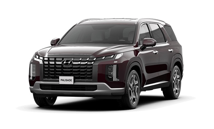 Hyundai Palisade 2023 đỏ đô