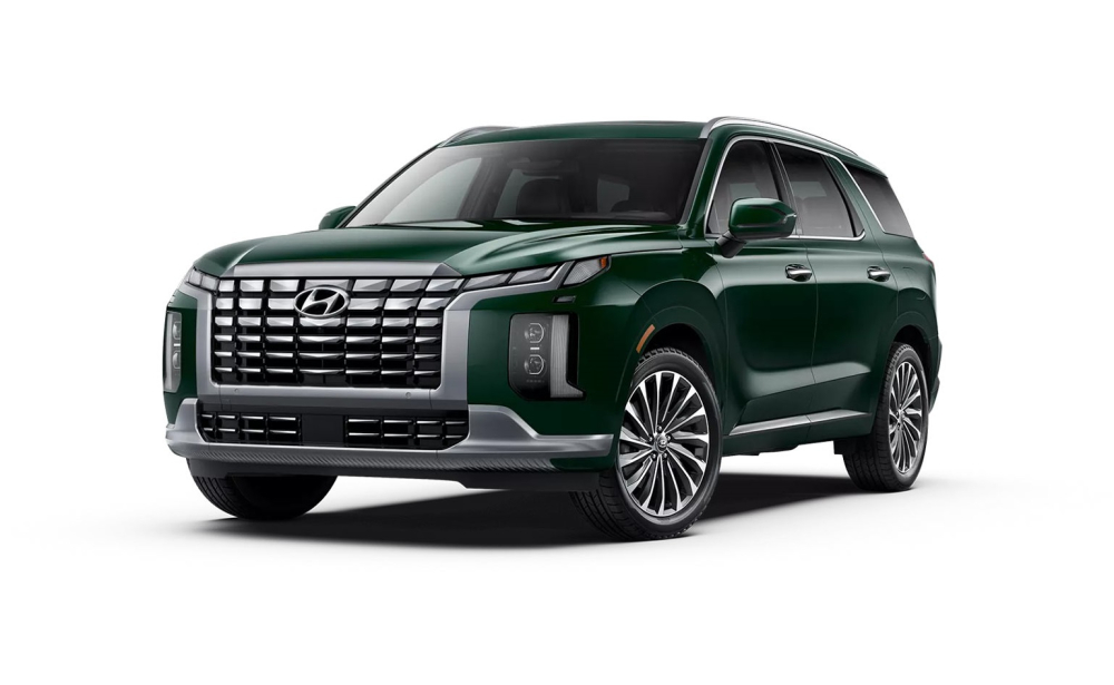 Hyundai Palisade 2023 xanh lục bảo