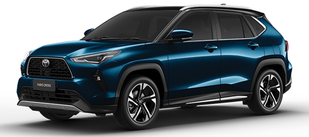 Toyota Yaris Cross 2023 màu ngọc lam - nóc đen Toyota Yaris Cross 2023 màu ngọc lam - nóc đen