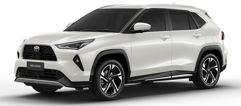 Toyota Yaris Cross 2023 màu trắng ngọc trai Toyota Yaris Cross 2023 màu trắng ngọc trai