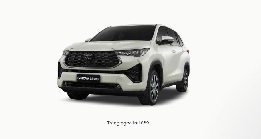 Toyota Innova Cross 2023 màu trắng ngọc trai Toyota Innova Cross 2023 màu trắng ngọc trai