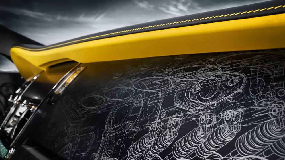 Mặt táp-lô của Rolls-Royce Wraith Black Badge Black Arrow Mặt táp-lô của Rolls-Royce Wraith Black Badge Black Arrow