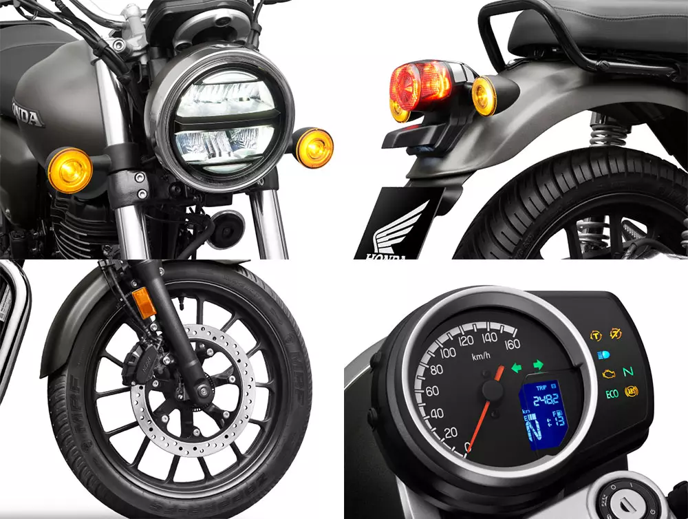 Các trang bị đáng chú ý của Honda CB350 H’ness
