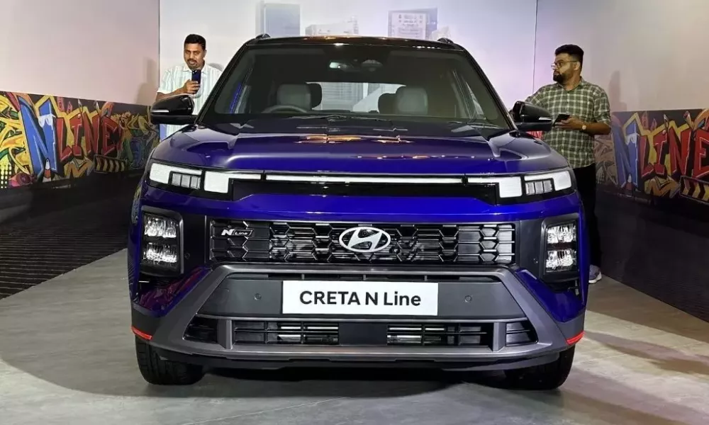 Hyundai Creta N Line 2024 có thiết kế đầu xe thể thao hơn