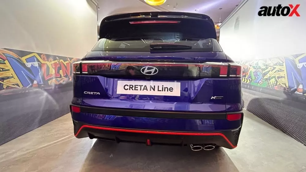 Hyundai Creta N Line 2024 màu xanh dương - nóc đen