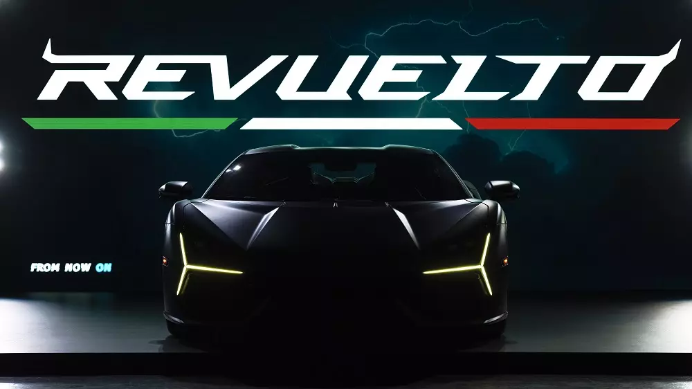 Đèn LED định vị ban ngày hình chữ Y của Lamborghini Revuelto