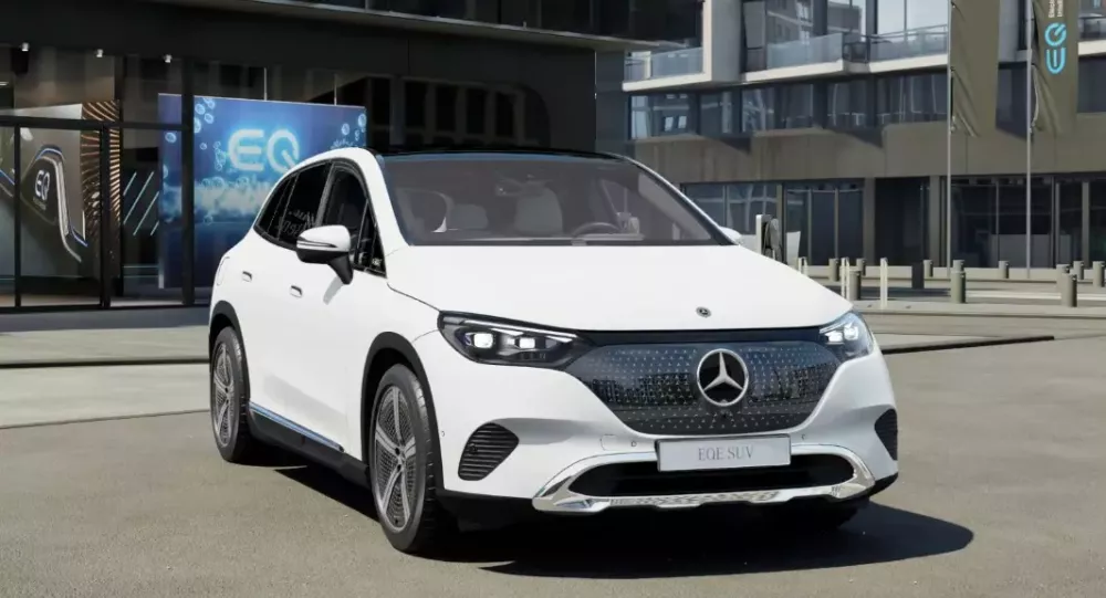 Mercedes-Benz EQE SUV 2024 màu trắng Polar