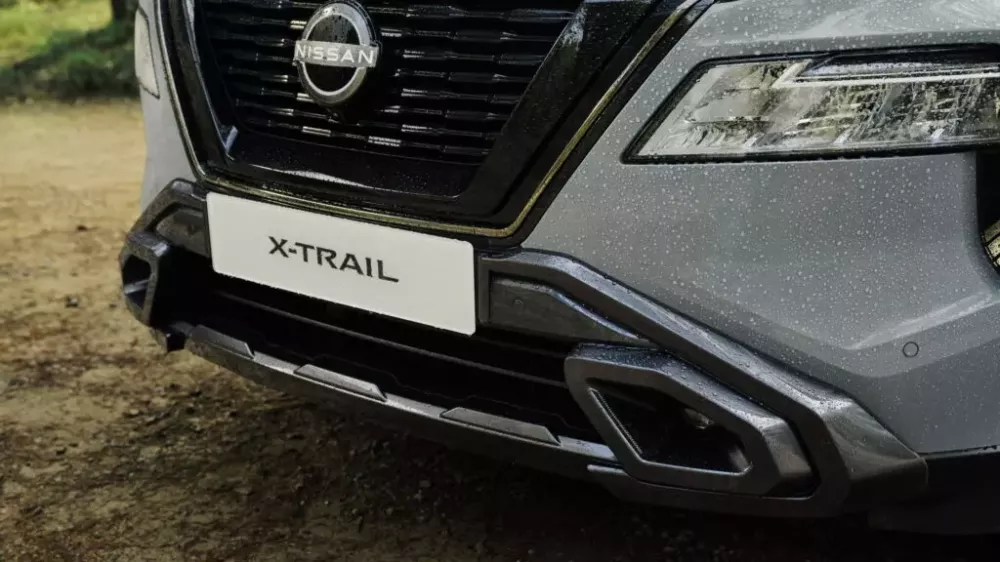 Nissan X-Trail N-Trek 2024 có thêm cản trước mới với hốc đèn sương mù hầm hố