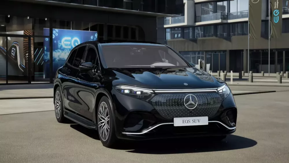 Mercedes-Benz EQS SUV 2024 màu đen Obsidian