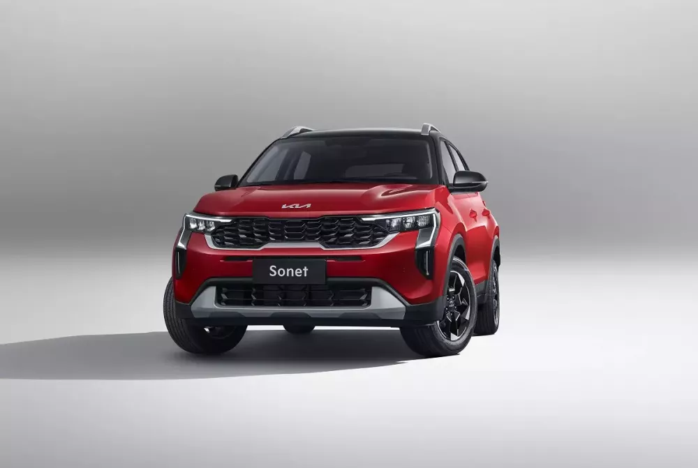 Kia Sonet 2024 giảm nhẹ chiều cao so với trước