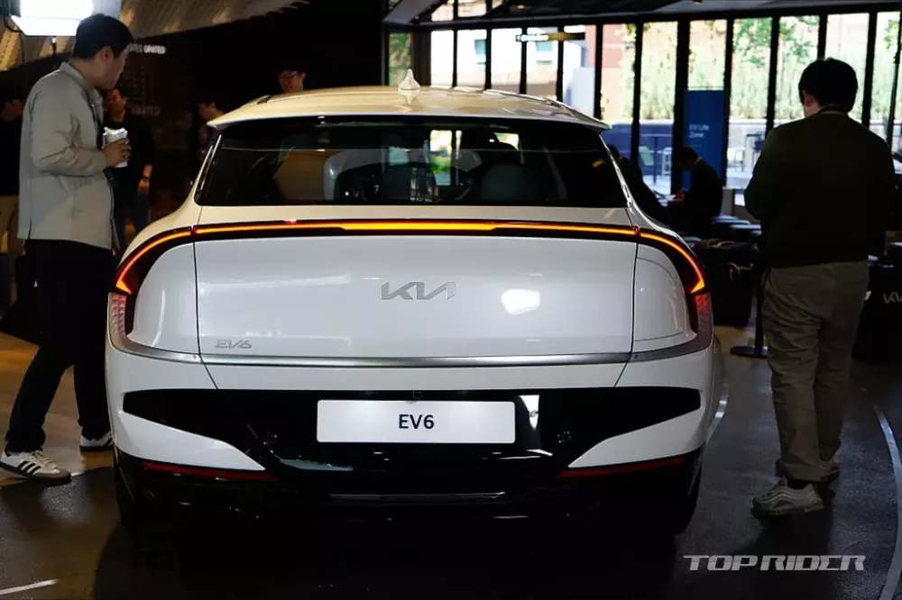 Đèn hậu nâng cấp của Kia EV6 2025