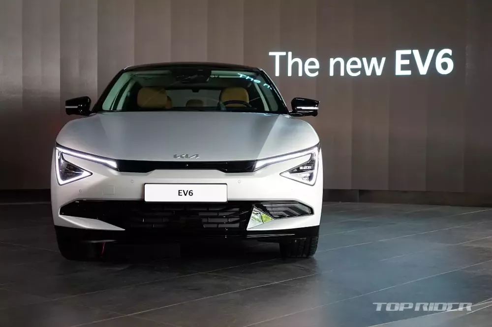Kia EV6 2025 được bổ sung thiết kế đầu xe mới