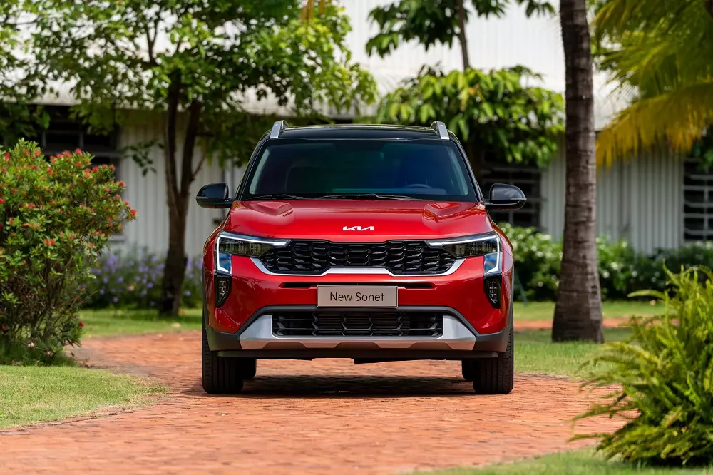 Kia Sonet 2024 khi nhìn trực diện