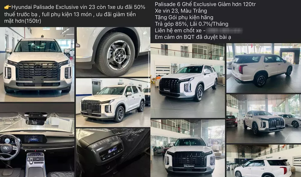 Hyundai Palisade được đại lý ưu đãi gần 150 triệu đồng để giải phóng hàng tồn