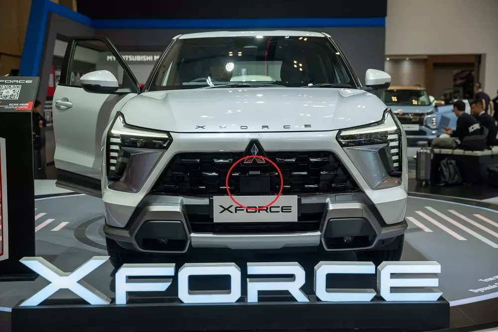 Mitsubishi Xforce Ultimate có hộp radar trên đầu xe