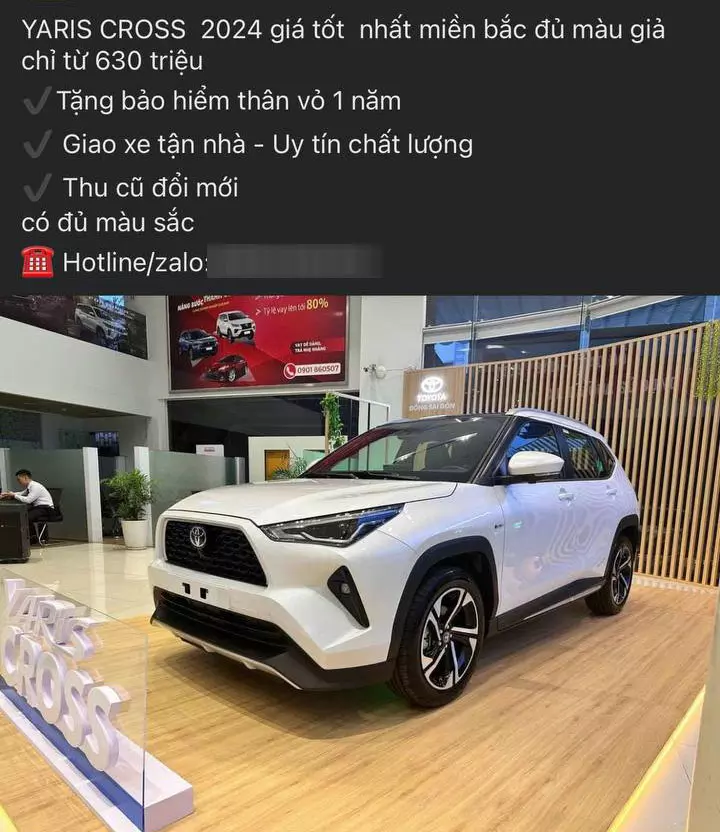 Trước thềm ưu đãi lệ phí trước bạ, Toyota Yaris Cross được đại lý giảm giá bán