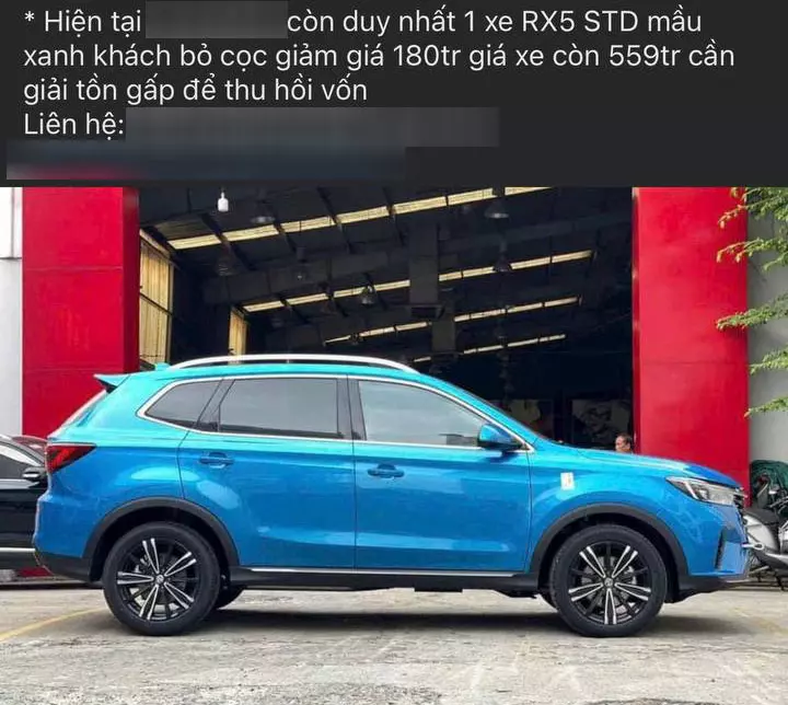 MG RX5 được đại lý rao bán với giá chỉ 559 triệu đồng, rẻ hơn cả SUV cỡ B