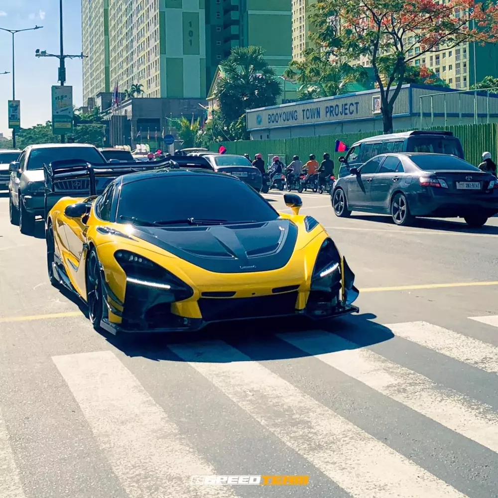 Lại thêm 1 siêu phẩm McLaren 720S độ Senna GTR xuất hiện, lần này là của các đại gia nước bạn Campuchia- Ảnh 1.