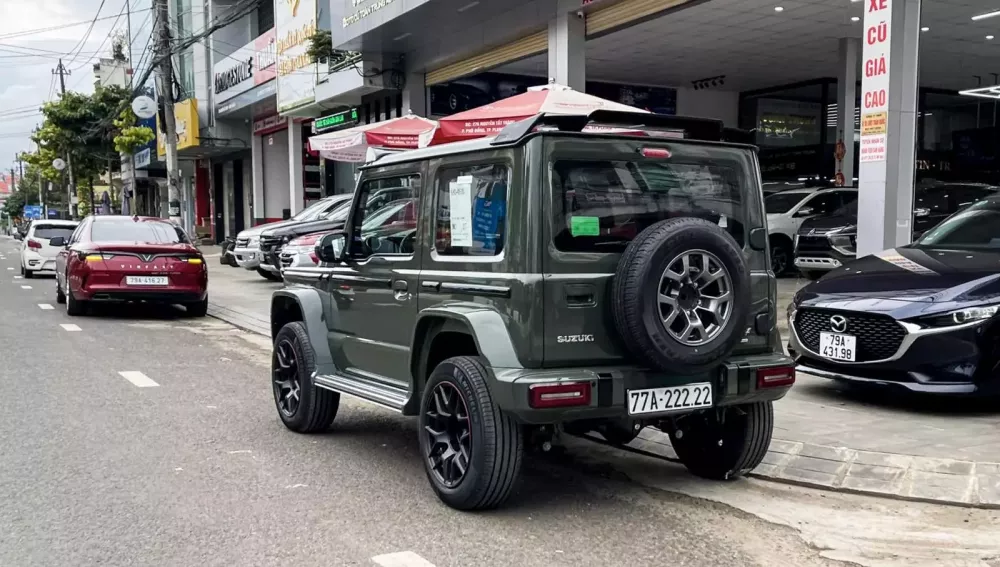 Suzuki Jimny lên gói độ Brabus, biển ngũ quý 2 hết nấc của đại gia Toàn Trung- Ảnh 1.