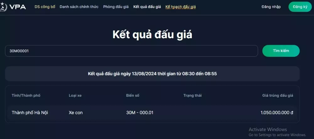 Đại gia trả giá hơn 1 tỷ đồng cho biển số 30M-000.01, hóng chờ đăng ký cho xe nào- Ảnh 2.