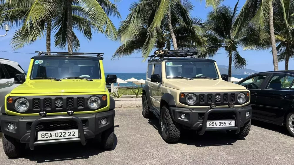 Cặp đôi Suzuki Jimny mang siêu biển tứ quý của đại gia Ninh Thuận- Ảnh 2.