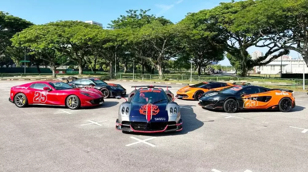 Đại gia tiết lộ dàn siêu xe sẽ tham dự Gumball 3000 ở Singapore: Có bom tấn Pagani Huayra BC Roadster- Ảnh 2.