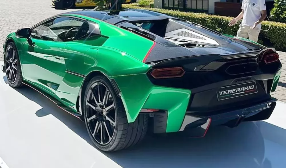 Cận cảnh Lamborghini Temerario - siêu xe thay thế Lamborghini Huracan - ngoài đời thực- Ảnh 5.