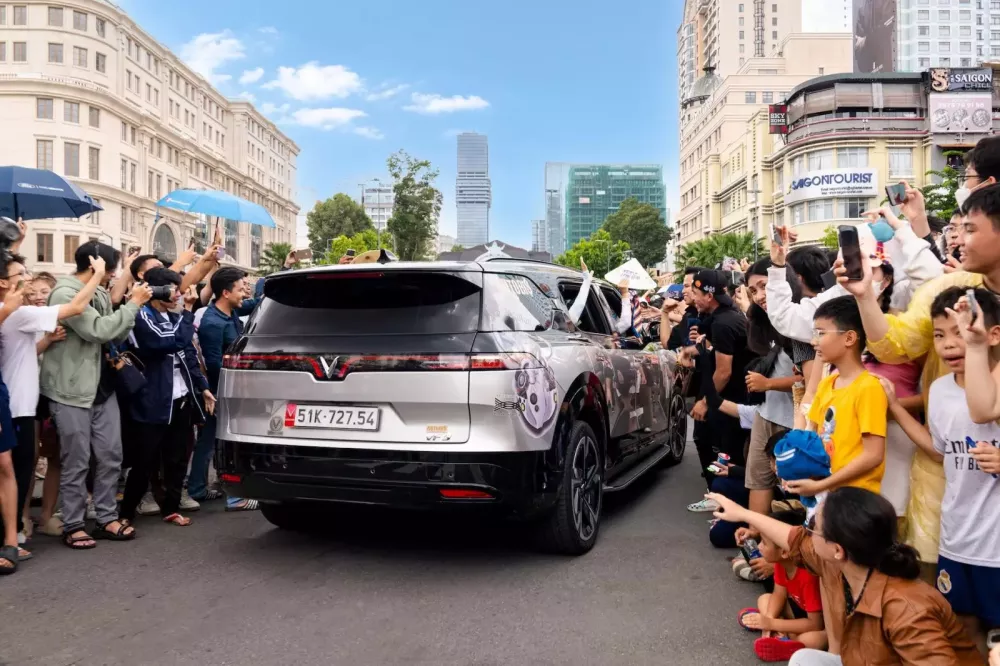 VinFast VF 7 và VF 9 - bộ đôi xe điện duy nhất nổi bật tại Gumball 3000