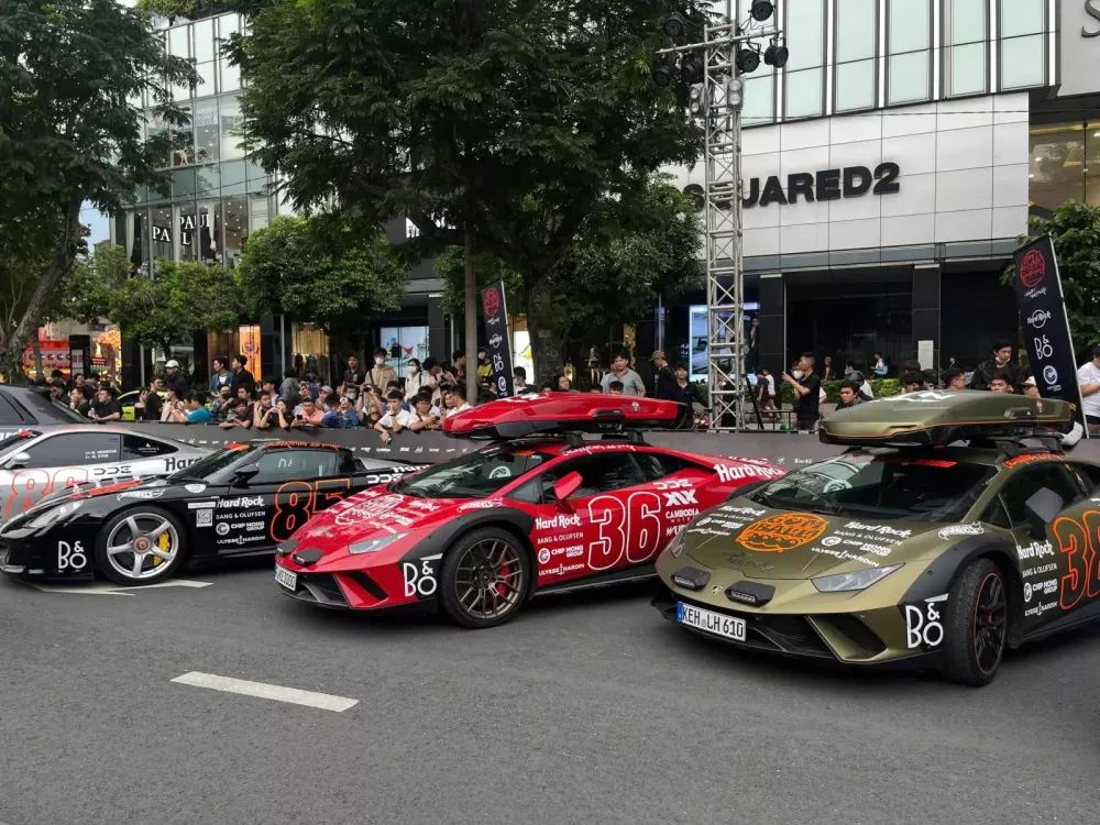 3 chiếc siêu xe chuyên chạy địa hình Lamborghini Huracan Sterrato ở Gumball 3000 2024- Ảnh 1.