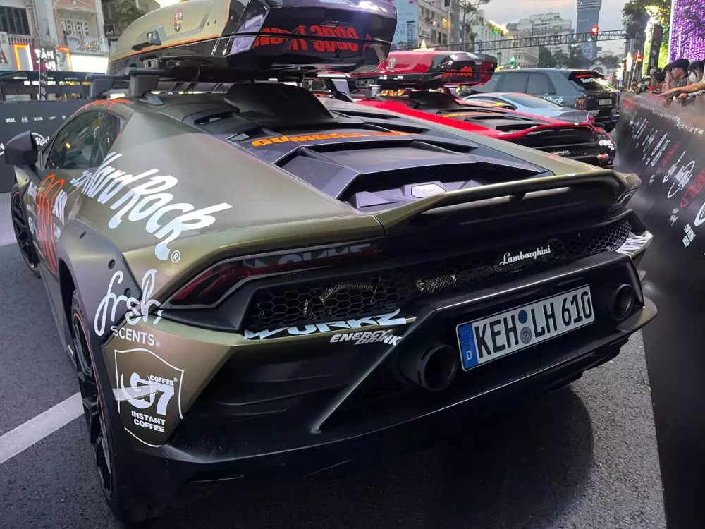 3 chiếc siêu xe chuyên chạy địa hình Lamborghini Huracan Sterrato ở Gumball 3000 2024- Ảnh 11.