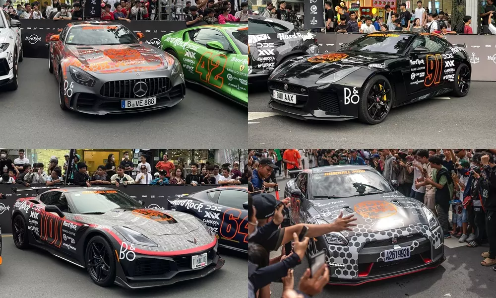 4 chiếc xe thể thao hiệu suất cao của Anh-Mỹ-Đức-Nhật tại sự kiện Gumball 3000 2024- Ảnh 1.